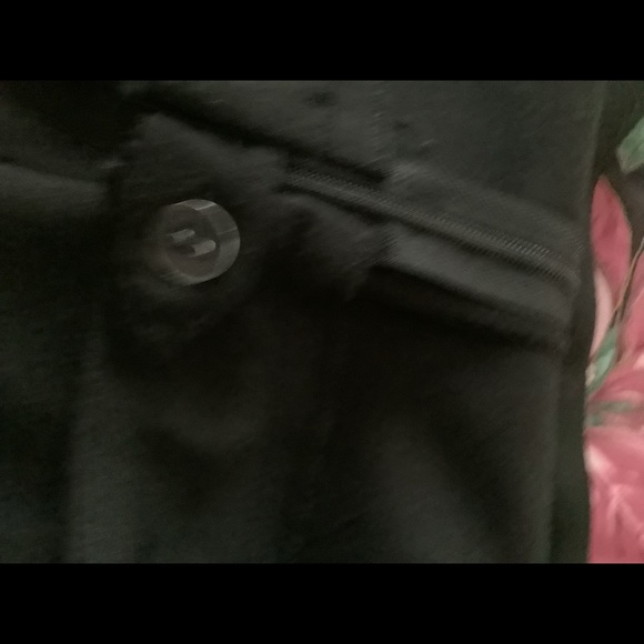 Premise petite black skirt 12P with faux leather zip pockets. In good sh… - Picture 8 of 10